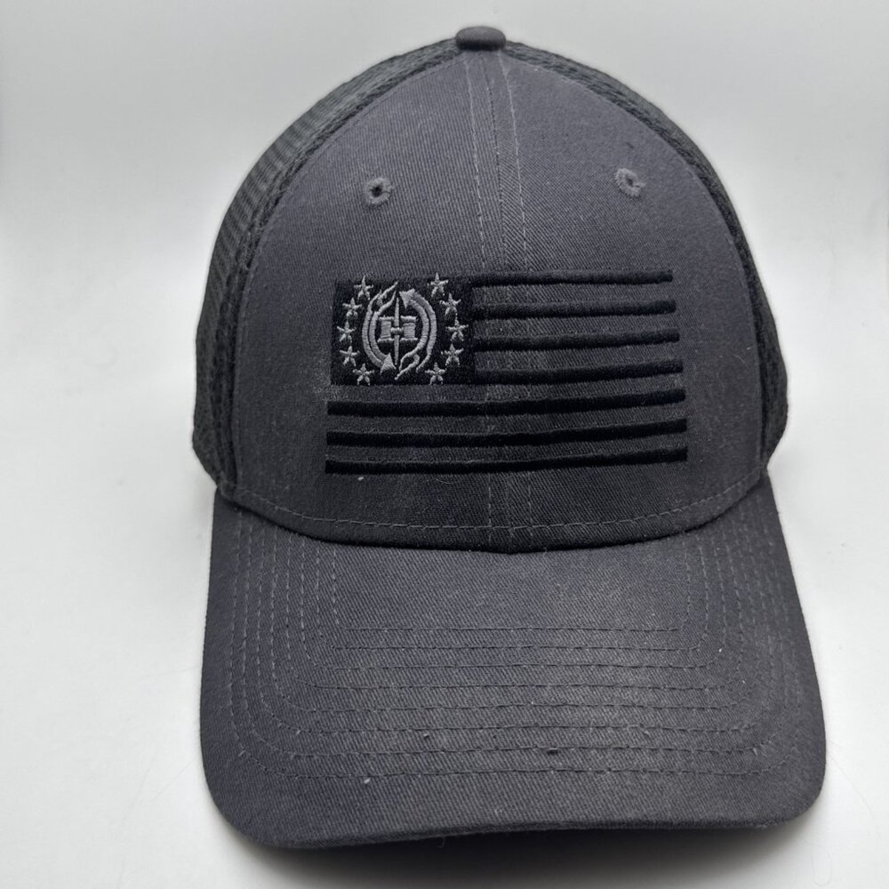 Hellanbach Logo Ball cap Embroidered Black New Era 39Thirty Large XL